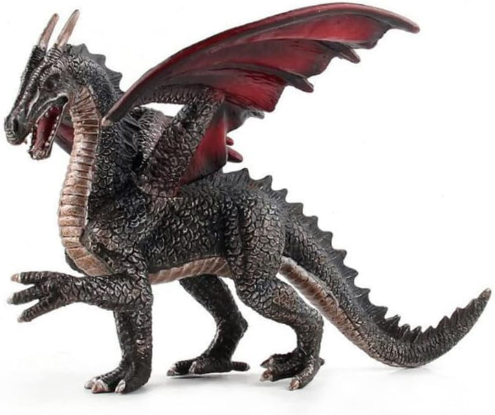 NIDONE Mini dinosaurio juguetes de plástico piedra dragón