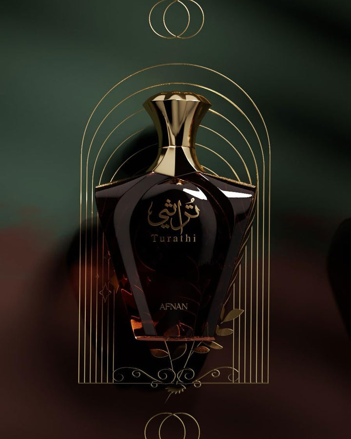 Afnan Turathi Brown para Hombre Eau de Parfum, 3.04 Fl. Oz