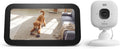 Amazon Echo Show 5 Smart Display con Alexa + y Blink Mini 2K+ - Paquete de cámara de seguridad para interiores, 2 graves, visión nocturna, detección de movimiento