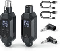 Kelgyua Transmisor y receptor inalámbrico XLR, receptor transmisor