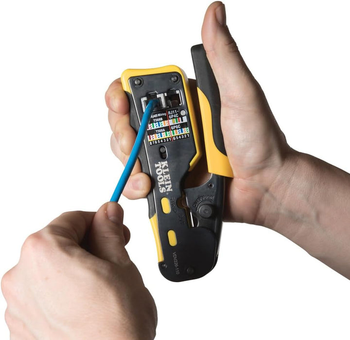 Klein Tools 80024 Herramienta de trinquete para cable de datos y he...