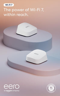 Presentamos el router Wi-Fi 7 doble banda Amazon eero 7 (modelo más...