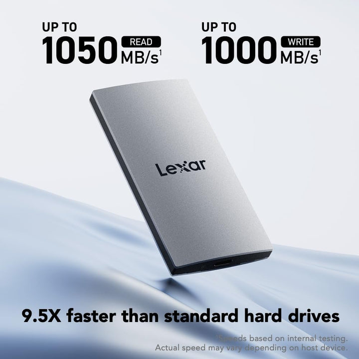Lexar SSD externo ES3 de 2 TB, lectura de hasta 1050 MB\/s, expansi...