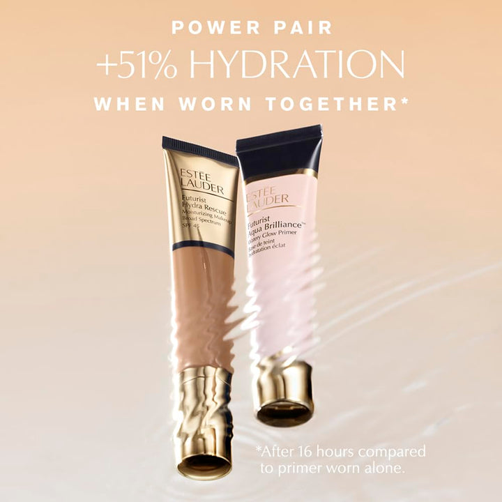 Estée Lauder Futurist Aqua Brilliance Watery Glow Makeup Primer wit...