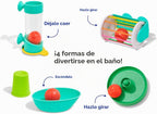 LOVEVERY, The Bath - Juego de 9 juguetes de baño con guía de juego, desarrollo temprano para más de 9 meses