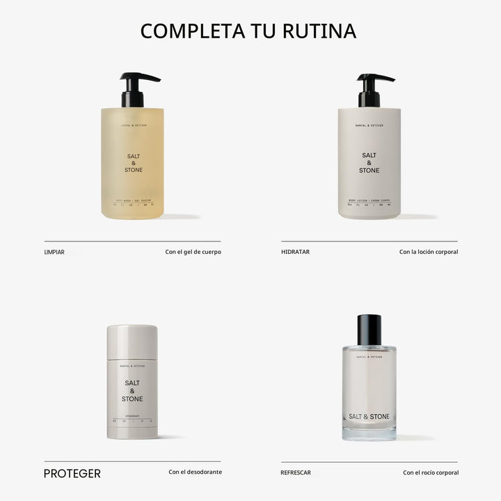 Salt &amp; Stone Neblina Corporal, Aroma de Sándalo y Vetiver, Spra...