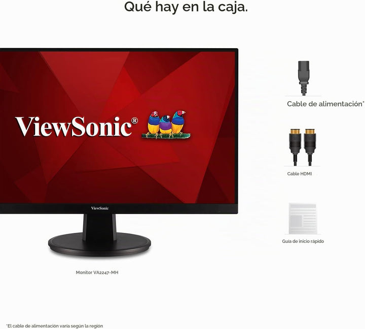 ViewSonic VA2247-MH Monitor de 22 pulgadas Full HD 1080p con 100Hz,...