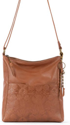 The Sak Lucia - Bolso bandolera de piel convertible con correa ajustable