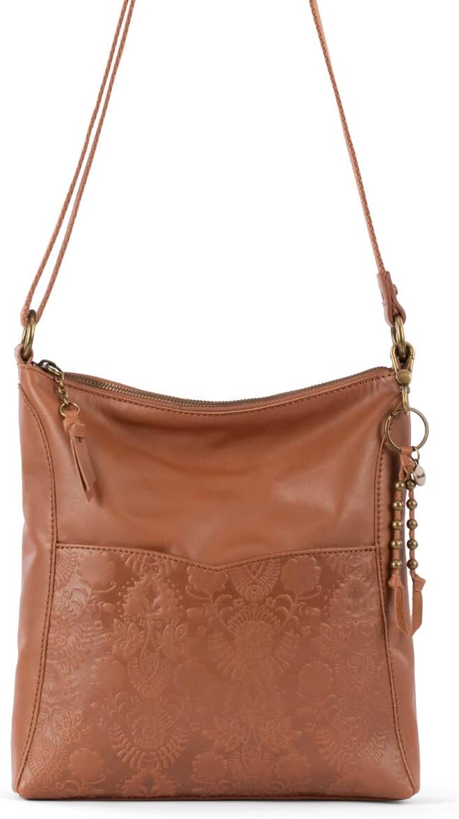 The Sak Lucia - Bolso bandolera de piel convertible con correa ajustable