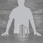 ESPRO Prensa francesa P7, 32oz, cepillada, cafetera de acero inoxidable