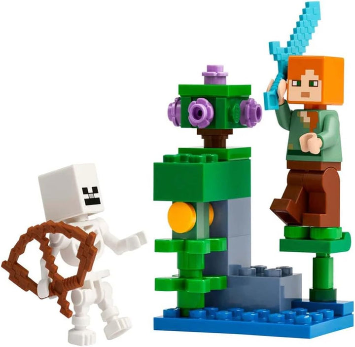 LEGO Minecraft Alex and Skeleton Cave Mini Set LEGO