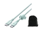 Anker Cable USB-C a USB-C 544 de nailon biológico de 10 pies, cable de carga rápida ecológico, soporta PD de 140 W para portátiles, tabletas y teléfonos inteligentes, resistente