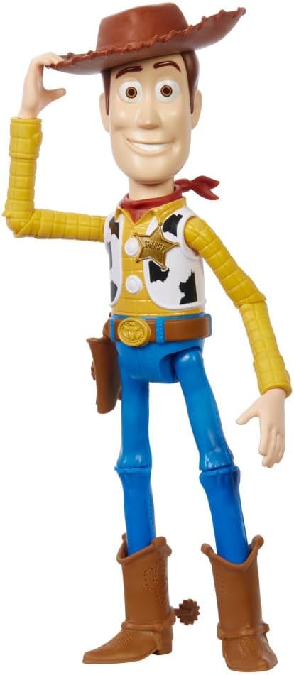Mattel Disney and Pixar Toy Story - Figura de acción grande, Posabl...