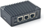 FriendlyElec Nanopi R5S Mini Router OpenWRT con tres puertos Ethern...