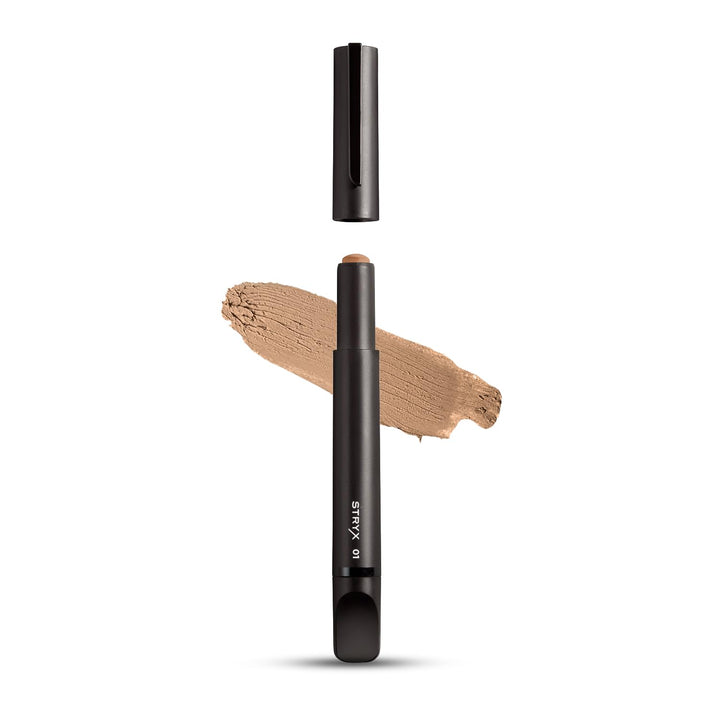 Stryx Lápiz Corrector para Hombre, Caoba Mediano - Pigmentos Natura...
