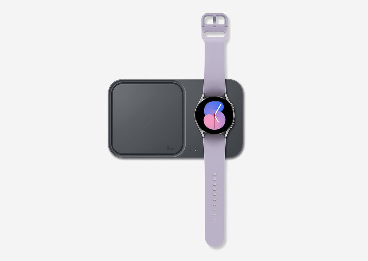 SAMSUNG Galaxy Watch 5 40 mm Bluetooth Smartwatch con seguimiento de cuerpo, salud, fitness y sueño, cristal de zafiro, seguimiento GPS mejorado, versión EE. UU., bisel de oro rosa con correa rosa