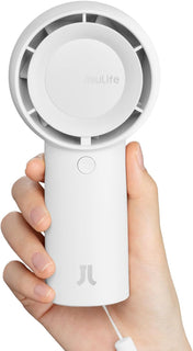 JISULIFE Ventilador Turbo Portátil de Mano [16H Tiempo Máximo de En...