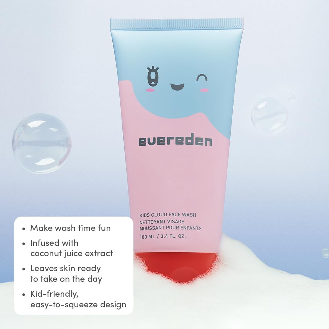 Evereden Kids Cloud Face Wash: Sorbete Tropical, 100 ml | Cuidado d...