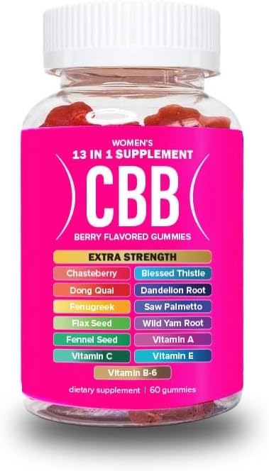 Curvy Body Bears CBB 13 en 1 - Gomitas multivitamínicas para mujer...