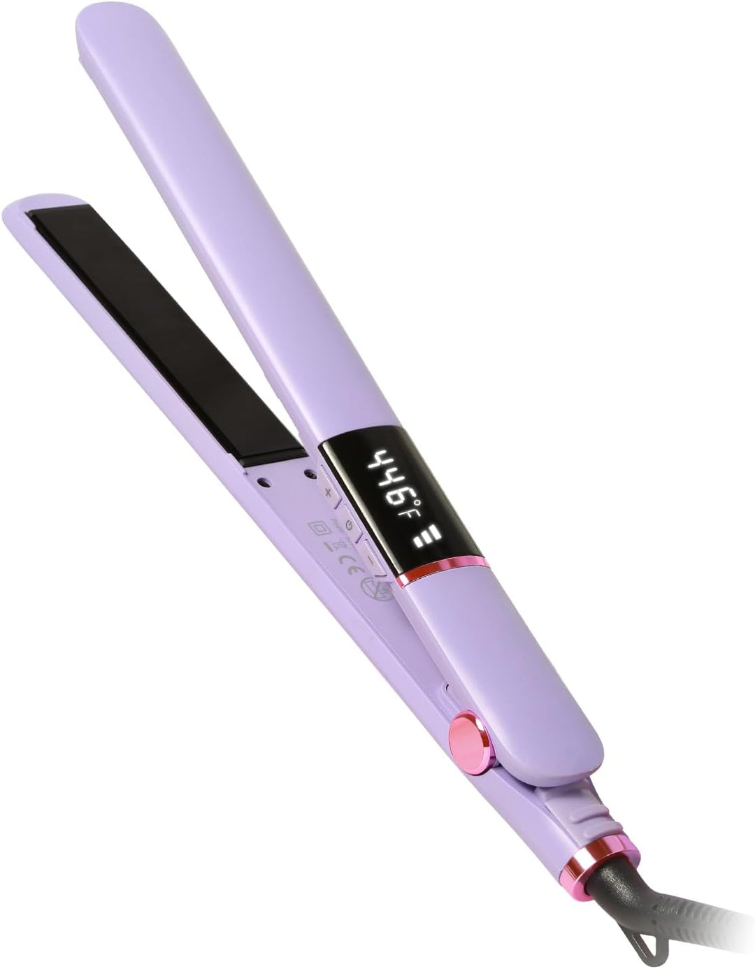 Plancha de pelo de 1 pulgada para todo tipo de cabello, plancha ali...