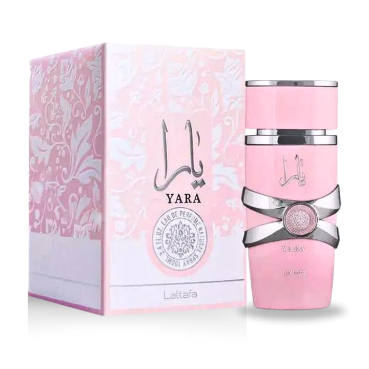 Lattafa Yara - Eau de Parfum en espray para mujer, 3.4 onzas (paque...