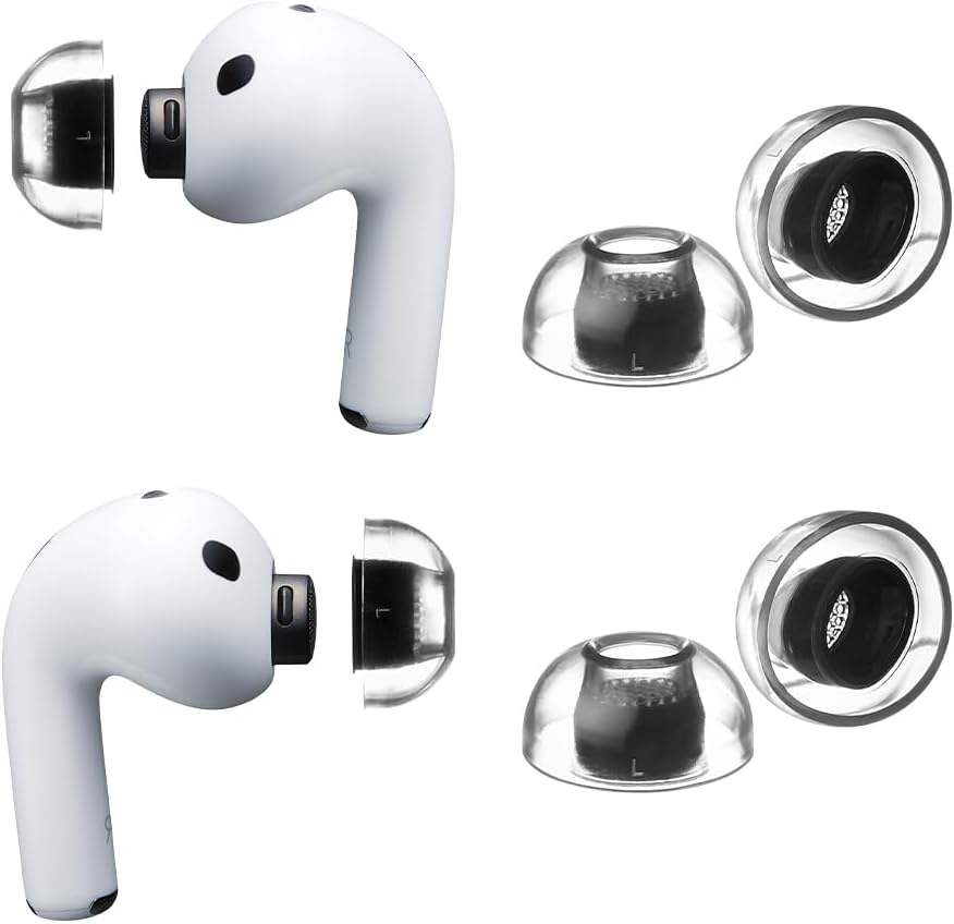 AZLA Crystal AirPods Pro 3 - Puntas de repuesto de silicona de ajuste