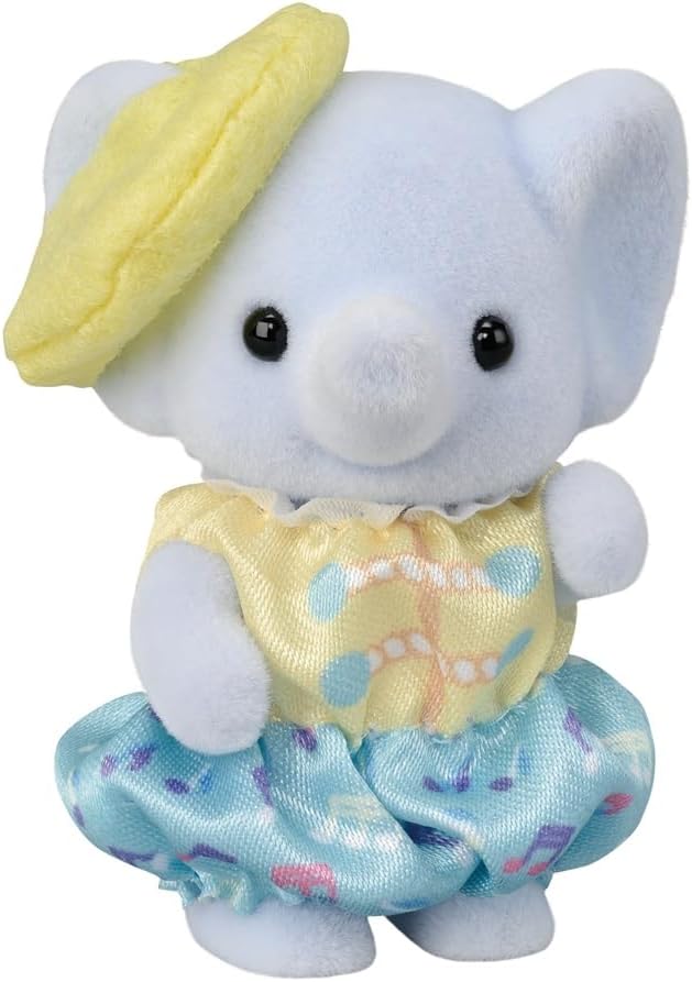 Sylvanian Families 5817 - Juego de figuras de concierto para bebé, juego con figura de animal, figuras aterciopeladas de animales, conejo, gato, elefante, juguete para niños de 3 años en adelante