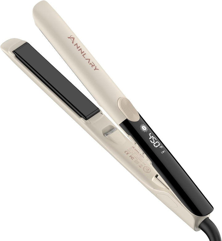 ANNLARY Plancha para el cabello, plancha plana de 1.75 pulgadas con...