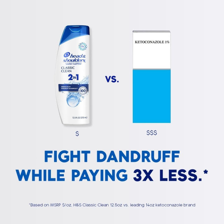 Head &amp; Shoulders Champú y acondicionador anticaspa Classic Clea...