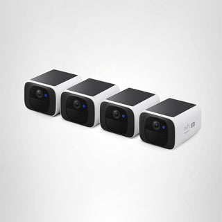 eufy Security Paquete de 4 cámaras SoloCam S220, carga solar, cámar...