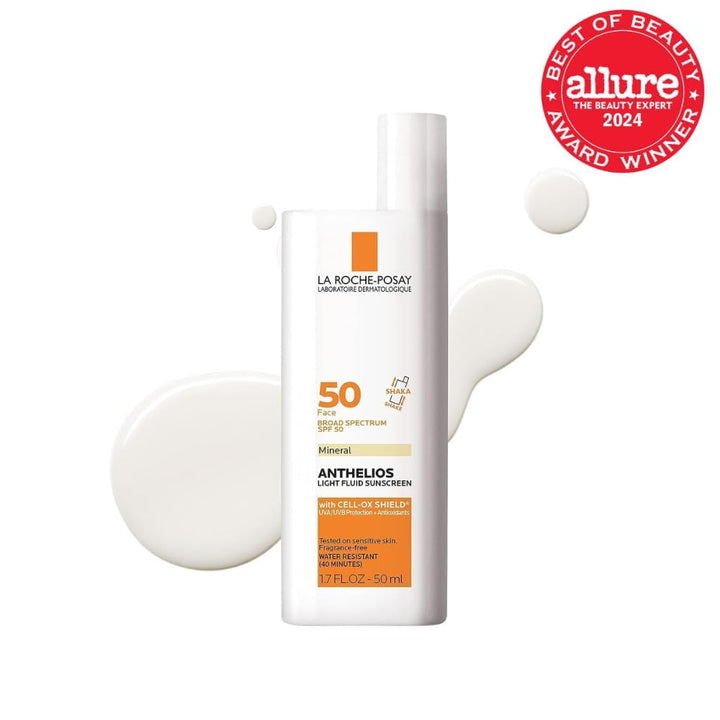 La Roche-Posay Anthelios Sunscreen SPF 40, Ultra-Light Fluid Broad...