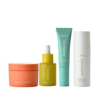 Barefaced Core Four - Almohadillas tonificantes originales, oro líquido, RetinAL, Sheer SPF - la base para una piel saludable