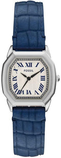 Fossil Reloj Harlow para mujer, movimiento de tres manecillas de cuarzo con correa de acero inoxidable o cuero