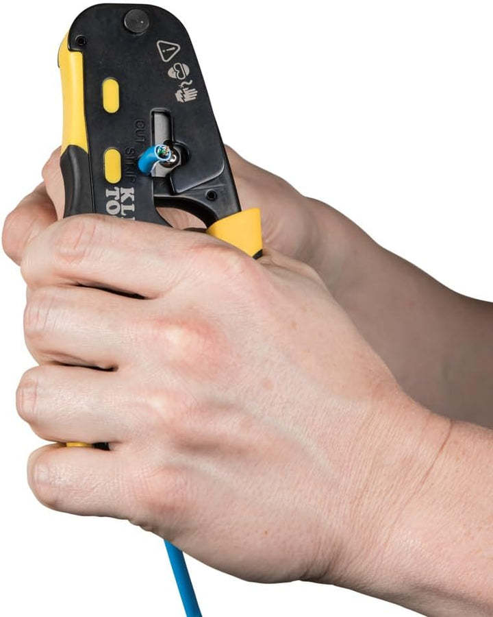 Klein Tools 80024 Herramienta de trinquete para cable de datos y he...