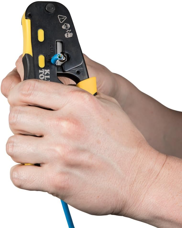 Klein Tools 80024 Herramienta de trinquete para cable de datos y he...