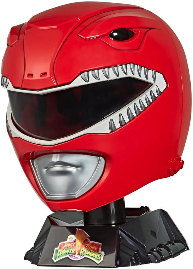 Power Rangers PRG LC MMPR Casco de Ranger rojo