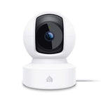 Kasa Smart Cámara de seguridad inteligente de 4MP 2K con cable y panorámica/inclinación, cámara de seguridad inteligente de 1080p HD de 2.4 GHz con visión nocturna, detección de movimiento
