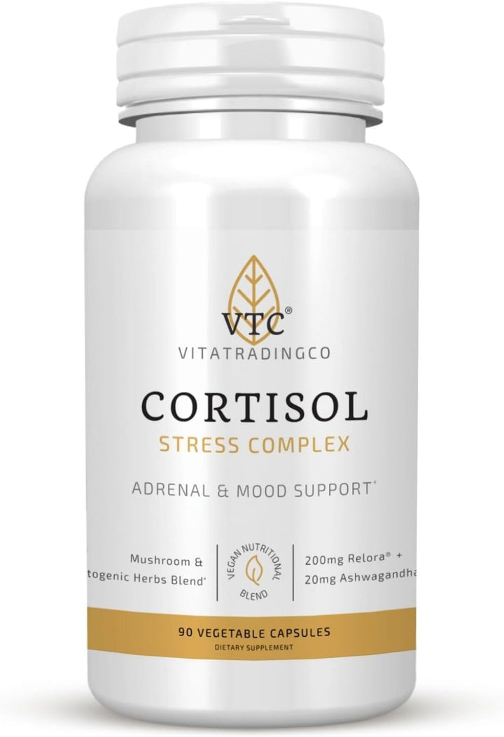 VTC VitaTradingCo. Cortisol Stress Complex | Mezcla de hongos y hie...
