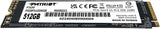 Patriot Memory P320 SSD interno de 512 GB - NVMe PCIe Gen 3x4 - M.2...