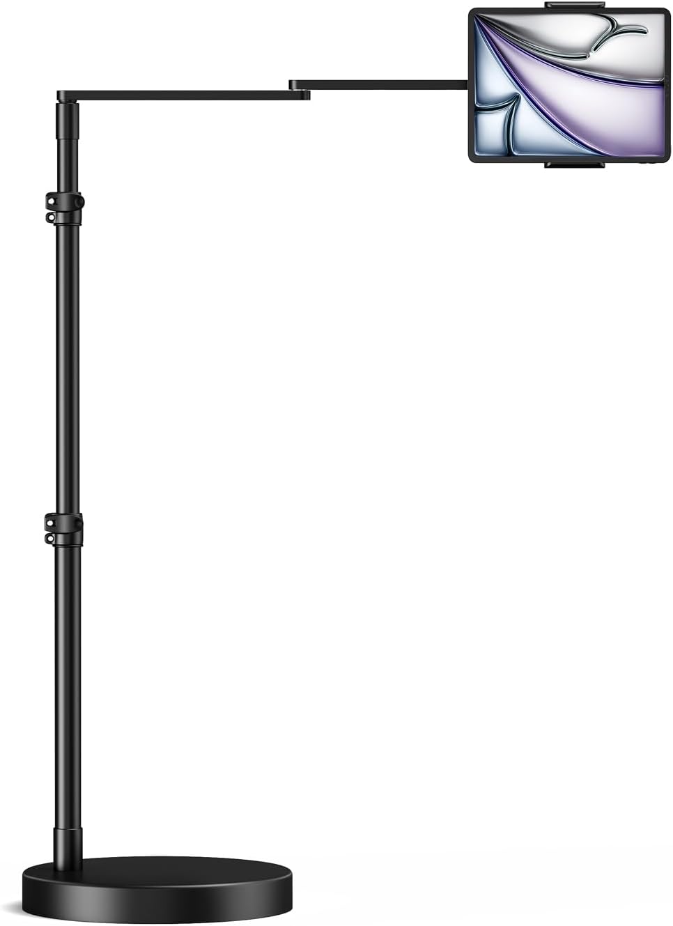 elitehood Soporte de piso ajustable para tableta, soporte de aluminio para