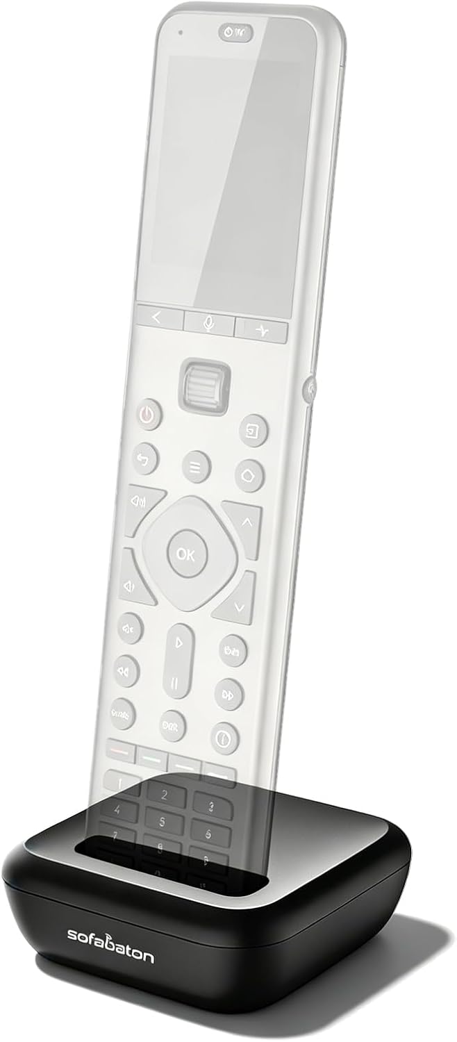 Sofabaton Base de carga para control remoto universal U3, soporte de cargador de estación base con cable USB-C y adaptador, compatible solo con Sofabaton U3