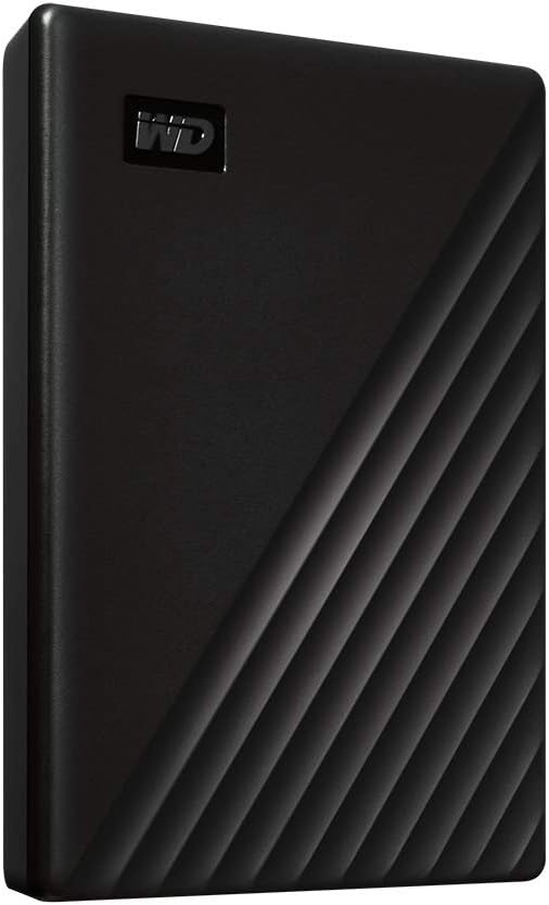 WD 2TB My Passport, Disco duro externo portátil, negro, software de...
