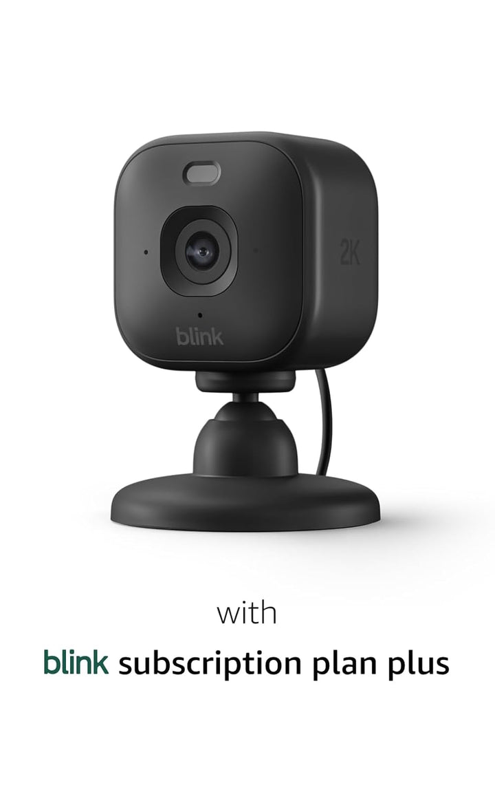 Blink Mini 2K+ (último modelo) con suscripción Plus por un año. Cám...