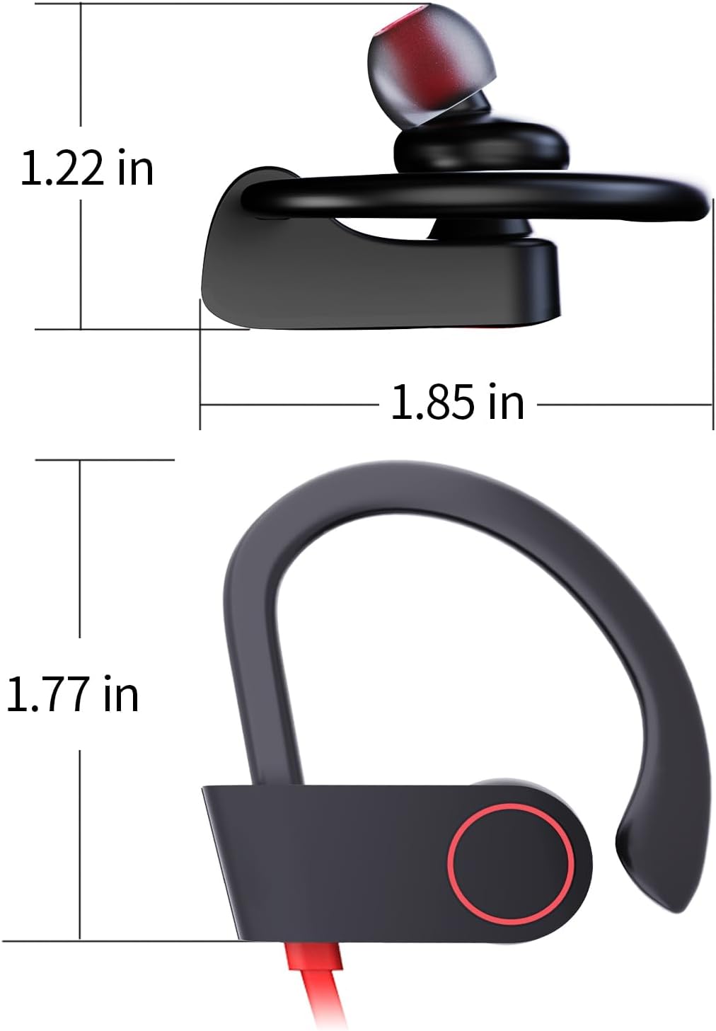JOYWISE Auriculares Bluetooth Auriculares Inalámbricos 16H Tiempo d...