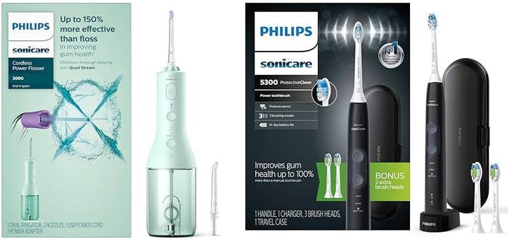 Philips Sonicare Hilo dental inalámbrico Power Flosser 3000 - Mint...