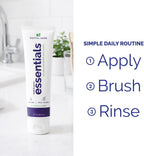 Dental Herb Company Essentials Pasta de dientes sin flúor, paquete de 3, 4, 4 oz (paquete de 3)