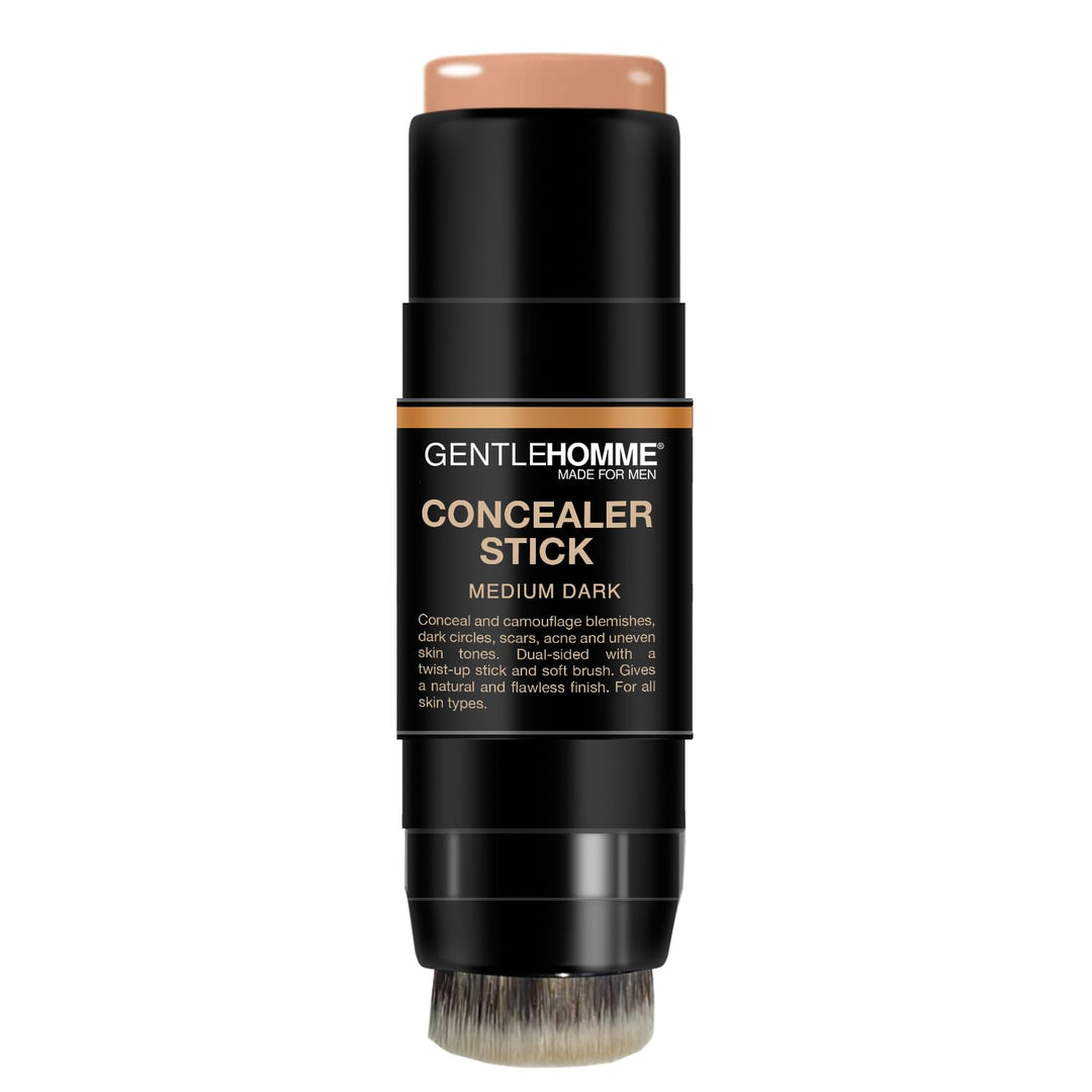 Corrector en barra con pincel para hombres, borrador de ojeras, cor...