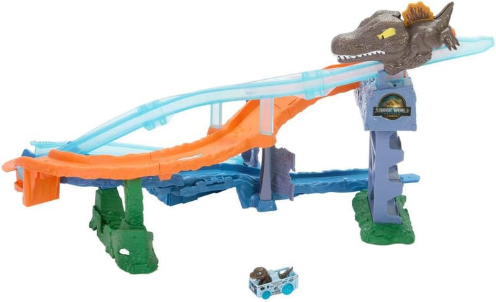 Hot Wheels RacerVerse Jurassic World Crash Splash - Juego