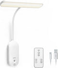 Lámpara iHome Lámpara de pared recargable con cuello de cisne ajustable, controles táctiles, tonos de color regulables, cálidos y fríos