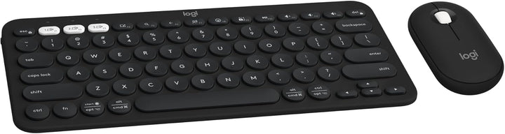 Logitech Pebble 2 Combo, teclado inalámbrico y mouse, silencioso y...